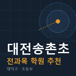 대전송촌초 전과목 학원 안내
