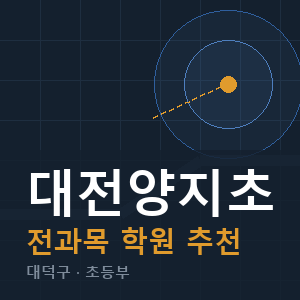 대전양지초 전과목 학원 안내