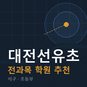 대전선유초 전과목 학원 안내