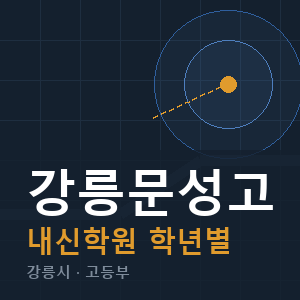 강릉문성고 내신 학원 안내