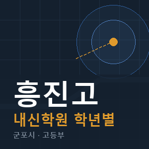 흥진고 내신 학원 안내