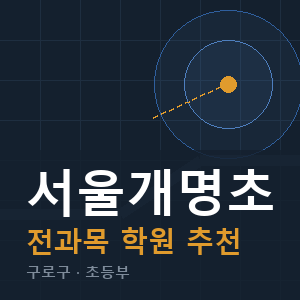 서울개명초 전과목 학원 안내