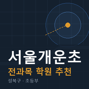 서울개운초 전과목 학원 안내